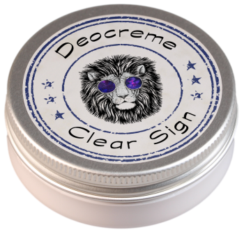 Deocreme  Clear Sign