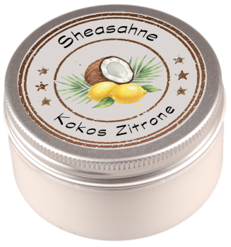 Sheasahne  Kokos-Zitrone