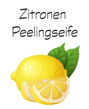 Zitronen-Peelingseife